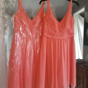 Coral Bridesmaid Dress